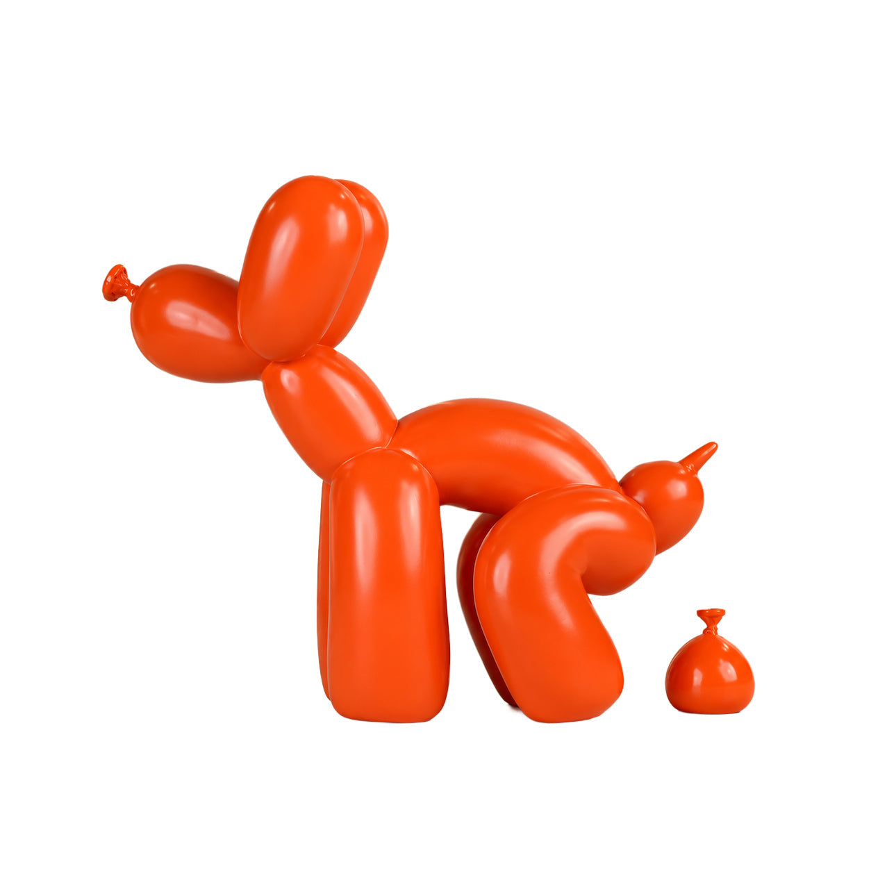 Poo Balloon Dog Statue